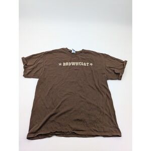 Vintage Serenity Browncoat Size Large I Am To Misbehave Movie Promo‎ Shirt Brown